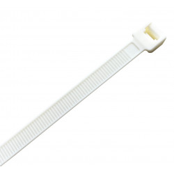300 x 4.8mm, Low Flammability Nylon 6.6 Cable Tie, Pack of 100